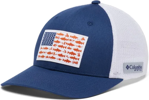 Miniatura 69 de Columbia - Gorra de malla con bandera con árboles unisex para adultos, corona alta