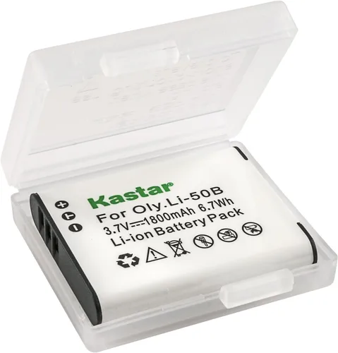 Miniatura 2 de Kastar Batería para Olympus LI-50B SZ-10 SZ-12 SZ-15 SZ-16 Sz-20 SZ-30MR SZ31MR TG-610 TG-630 TG-810 TG-820 TG-830 XZ-1 XZ-16 SP-810UZ y Panasonic