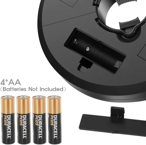 Miniatura 5 de Forlivese - Lámpara para sombrilla con 3 modos de brillo, inalámbrica, 28 luces LED a 200 lúmenes, alimentación de 4 pilas AA, luz de poste