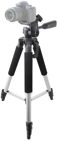 Miniatura 2 de Trípode de aluminio para cámara de 57 pulgadas Pro Series para Nikon AW110 S5200 P530 S3600 S5300 Coolpix A L30 S02 S01 L120 L810 L820 P310 y más +
