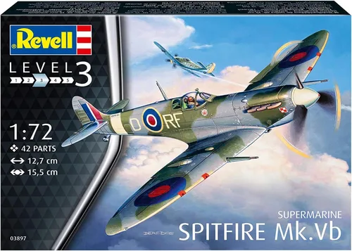 Miniatura 6 de Supermarine Spitfire Mk.Vb 1:72 Kit de modelo de plástico a escala 1:72