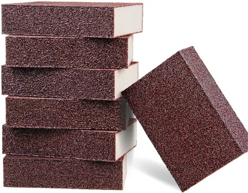 6 esponjas de esmeril cepillo Nano Carborundum esponja para eliminar óxido, limpieza de baño, suministros de cocina, descalcificación Clean Rub Pot