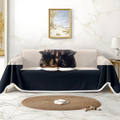 Miniatura 14 de Funda de sofá con estampado de leopardo y guepardo, fundas de sofá estampadas, fundas para sillón, funda resistente a las manchas, protector