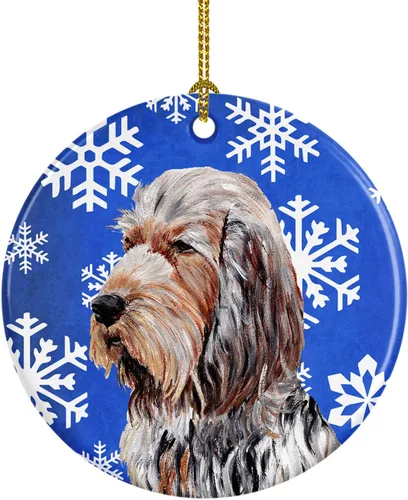 Miniatura 116 de Caroline's Treasures Cavalier Spaniel - Adorno de cerámica para colgar en el árbol de Navidad, para el hogar, Navidad, fiestas, regalo, 3 pulgadas