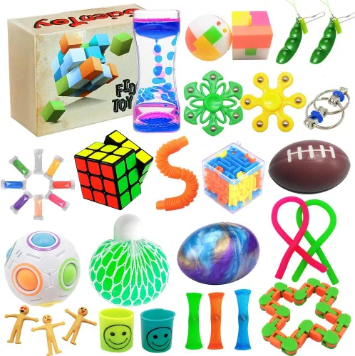 Miniatura 2 de Conjunto de Juguetes Fidget, 35 Pzs Juguete Sensorial para TDA, TOC, Niños Autistas, Adultos, Ansiedad Autismo para Alivio del Estrés y Anti