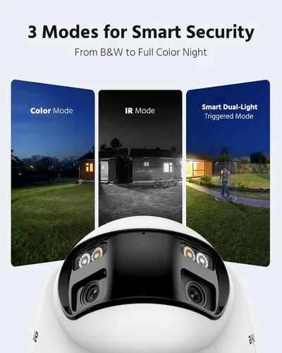 Miniatura 4 de ANNKE Sistema de cámara de seguridad PoE 4K con lente dual, gran angular de 180°, NVR H.265+ de 12MP con disco duro de 2 TB, 4 cámaras IP