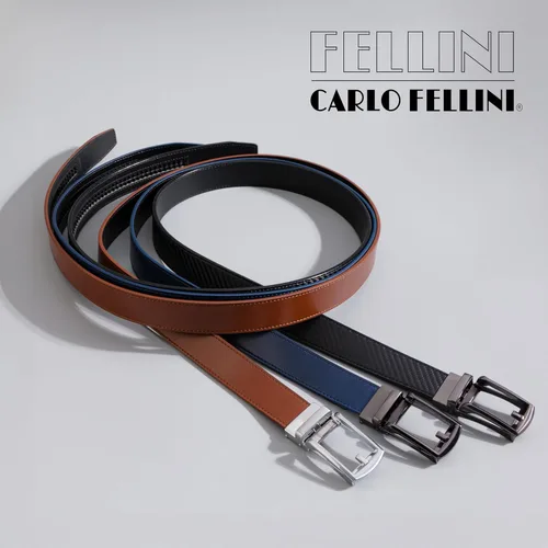 Miniatura 6 de Cinturón de trinquete de cuero genuino para hombre, cinturón ajustable con hebilla negra o plateada, vestido e informal