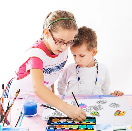 Miniatura 5 de Sratte 48 piezas de atrapasoles para ventana de arte, bricolaje, atrapasoles, manualidades para niños, animales, pintura artística de ventana