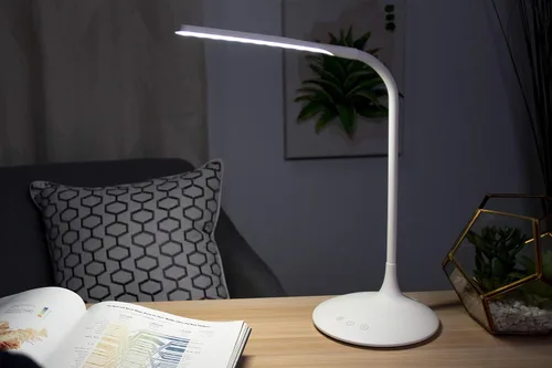 Miniatura 7 de PureOptics LED VLED1819-BD - Lámpara de escritorio LED con batería, regulable con temperatura de color ajustable, duración de la batería de 4 horas