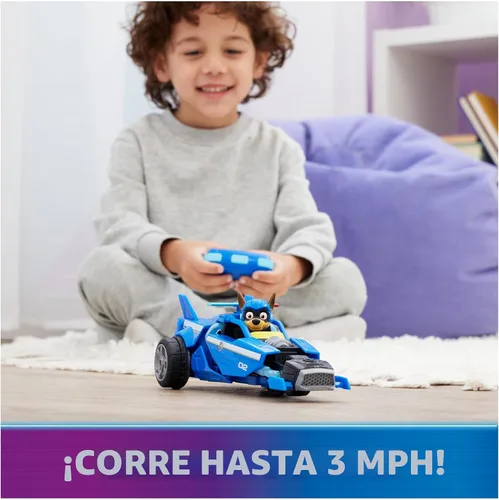 Miniatura 4 de Paw Patrol: The Mighty Movie, Auto de Control Remoto con Chase de los Mighty Pups Moldeado, Juguetes para Niños y Niñas de 3+