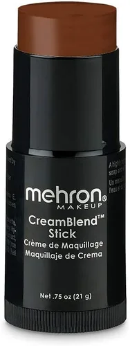 Miniatura 34 de Mehron Makeup CreamBlend Stick Base para rostro y cuerpo Barra de maquillaje profesional de cobertura completa 0.75 oz (21 g) (Dark 4)