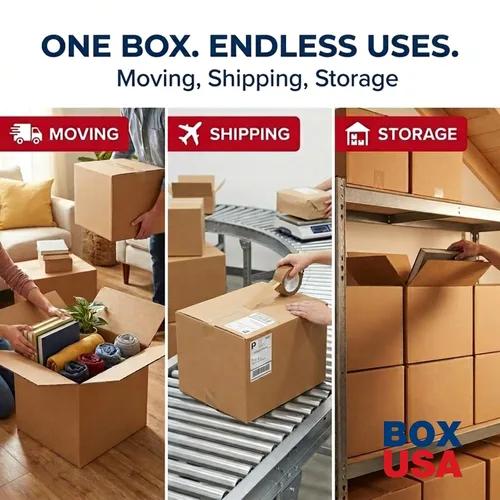 Miniatura 9 de BOX USA Cajas de cartón corrugado de 15 x 10 x 6, medianas de 15 pulgadas de largo x 10 pulgadas de ancho x 6 pulgadas de alto, paquete de 25