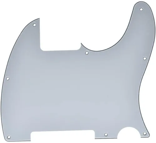 Miniatura 9 de KAISH Golpeador de 8 agujeros, liso, para guitarra Telecaster Esquire, perla de abulón