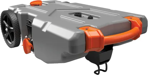 Miniatura 11 de Camco Rhino - Tanque portátil de 15 galones para RV - Cuenta con ruedas grandes resistentes a pinchazos y orificio de drenaje bajo - Incluye
