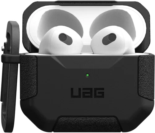 Miniatura 3 de UAG - Funda para AirPods (3ª generación 2021) Scout de alta calidad, carcasa rígida y protectora completa con llavero desmontable mosquetón por