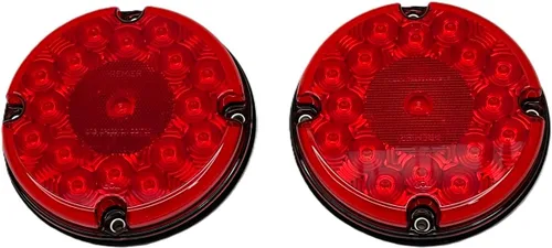 United Pacific 39961B 17 LED 7" Luz (Stop, Turn & Tail) - Rojo LED/Lente Roja - UNA Unidad