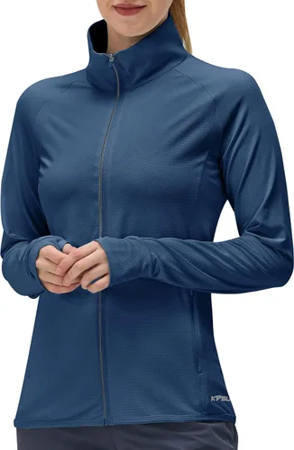 Miniatura 3 de Ropa de manga larga con protección solar UPF 50 para mujer para senderismo ligera con cierre SPF