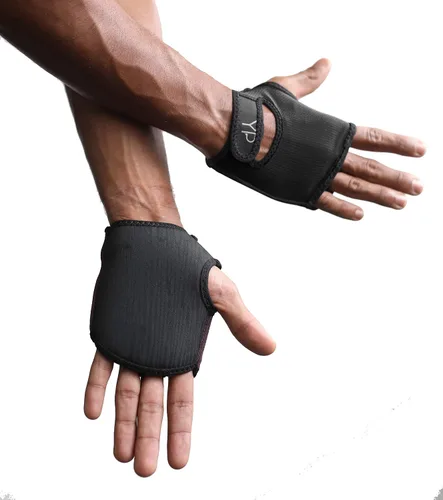 YogaPaws Elite - Guantes acolchados antideslizantes para mujeres y hombres para yoga, yoga de potencia, pilates, ciclismo, crossfit, ejercicio al