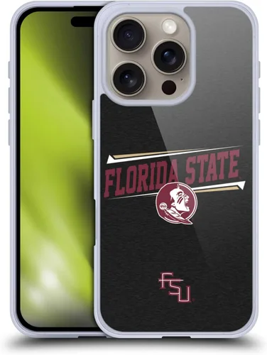 Miniatura 281 de Head Case Designs Funda de gel suave FSU Seminoles de la Universidad Estatal de Florida con licencia oficial compatible con Apple iPhone 13 Pro Max
