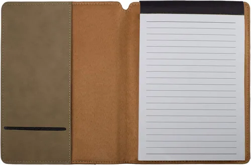 Miniatura 3 de LUXPaper Cartera Junior de bolsillo individual Ranura para tarjetas de visita Bloc de notas con 50 páginas a rayas incluido 5 pulgadas x 7 1/2