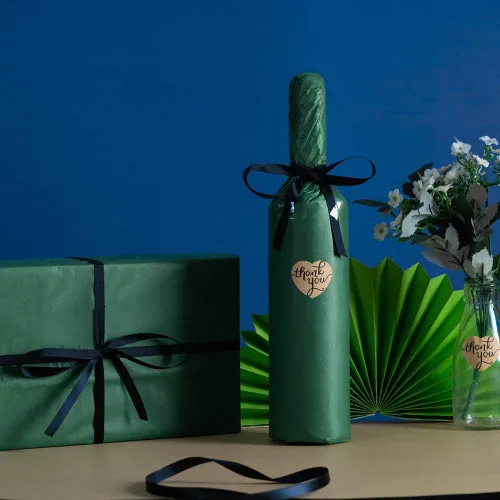 Miniatura 2 de Papel de seda verde oscuro de 20 x 28 pulgadas (10 hojas) para bolsas de regalo, suministros de manualidades, bolsas de regalos de fiesta y más