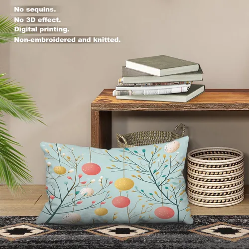 Miniatura 93 de Batmerry Black Cat Green Leaves Throw Pillow Covers, Cat Among Foliage Decorative Pillow Covers Digital Printing Blended Fabric for Couch Sofa Bed