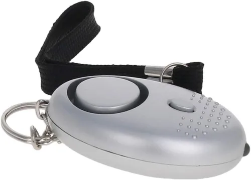 Miniatura 13 de Aicosineg 2 unidades de alarma personal con sonido seguro, alarma personal de seguridad de 120 dB, llavero de alarma de seguridad de emergencia