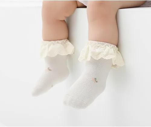 Miniatura 2 de Calcetines y calcetines de tobillo para niñas recién nacidas