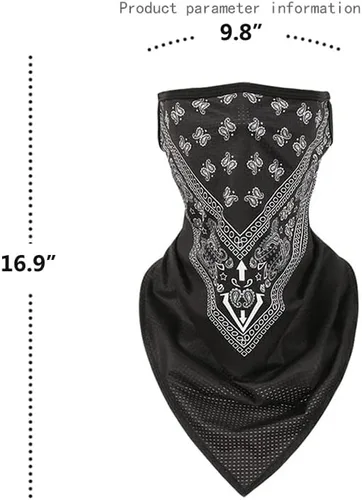 Miniatura 3 de KINGREE Pasamontañas de esquí, casco de motocicleta, polaina para el cuello, medias máscaras de secado rápido
