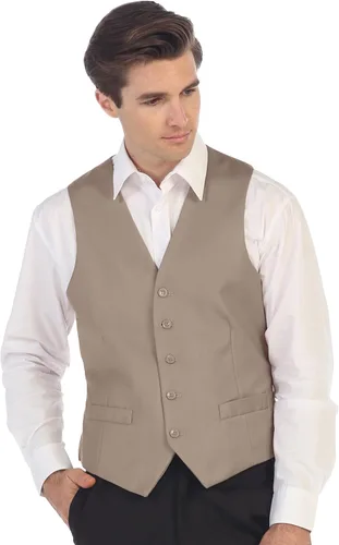 Miniatura 6 de Gioberti Chaleco de traje formal para hombre apto para negocios o vestido casual