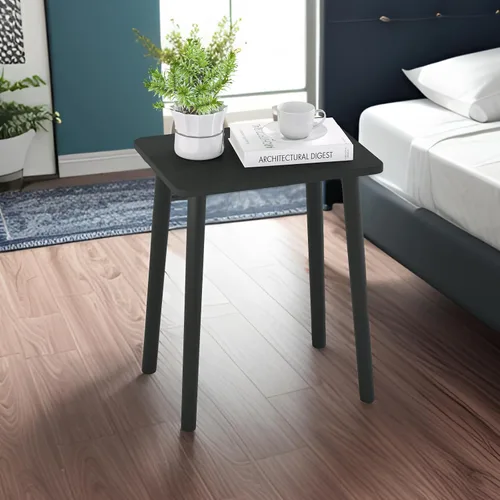Miniatura 2 de Mini mesa auxiliar – Mesa auxiliar pequeña para espacios pequeños, mesa auxiliar rectangular para sala de estar, dormitorio, oficina, decoración