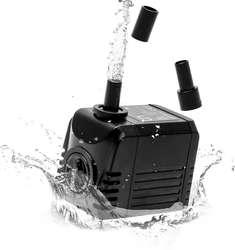 Miniatura 8 de UNS Sigma - Bomba de agua multiusos de 15 W, 237.8 GPH 900L/HR IPX8, cabezal de potencia compacto, bomba de agua sumergible ajustable para acuario