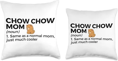 Miniatura 3 de Chow Chow Lover Apparel Definition Funny Chow Dog Mom Throw Pillow, 16x16, Multicolor