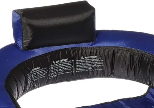 Miniatura 4 de Swimline Flotador inflable de nailon para piscina con asiento en U (paquete de 3)