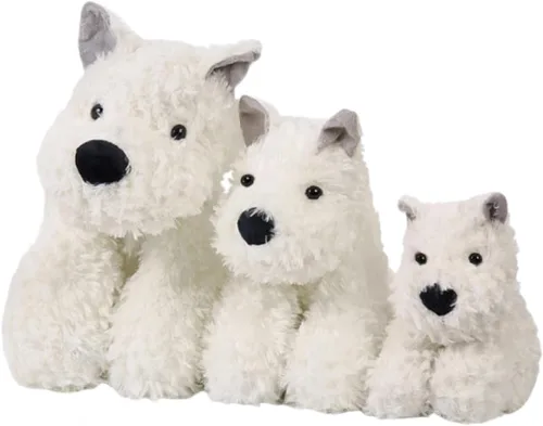 Miniatura 6 de Adorable juguete de peluche para perro West Highland White Terrier - Juguete de peluche suave de 8.6 pulgadas, el mejor amigo de los niños