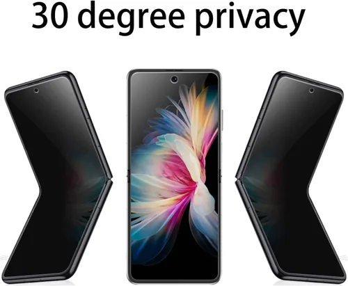 Miniatura 2 de Protector de pantalla antiespía antirreflejos interno para Moto Razr+ 2023 Protector de pantalla exterior mate de privacidad Película suave