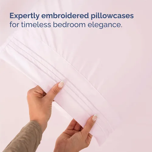 Miniatura 6 de Juego de sábanas tamaño King de 4 piezas, cómodo, transpirable y refrescante, ropa de cama de lujo de hotel para mujeres, hombres, niños, 30 - Rosa