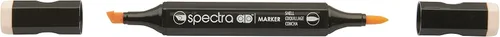 Miniatura 15 de AD Marker Chartpak Spectra, Tri-Nib y cepillo de doble punta, antiguo, 1 cada uno (S069AD)