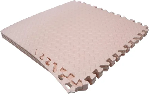 Miniatura 14 de SkyBlue 12 X (24 pies cuadrados) Alfombrilla de piso de gimnasio de 24 x 24 pulgadas de espuma EVA entrelazada para ejercicio de fitness, Celeste