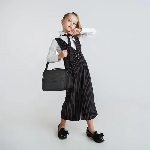 Miniatura 7 de Cerbonny Lonchera para niños, bolsa de almuerzo aislada para niñas y niños, poliéster duradero con forro de PEVA, correa de hombro ajustable, 10.8