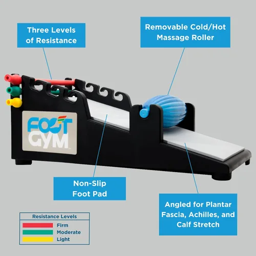 Miniatura 2 de Foot Gym Recupera y trata el dolor relacionado con la fascitis plantar, tendinitis de Aquiles, espinillas, dolor de pies y proporciona