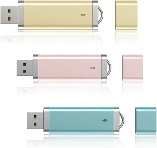 Miniatura 10 de KEXIN Paquete de 10 unidades flash USB 2.0 Flash Drive Pen Drive Memory Stick blanco