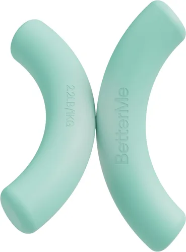 Miniatura 15 de BetterMe - Mancuernas Sculpt – Par de pesas de mano de neopreno de 2.2 libras – Pesas antideslizantes de agarre suave para mujeres – Mancuernas Moca