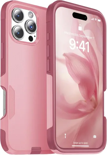 Miniatura 29 de jaroco Funda para iPhone 13 y Funda para iPhone 14 y Funda para iPhone 15 [Protección de Servicio Pesado][Protección contra Caídas de Grado
