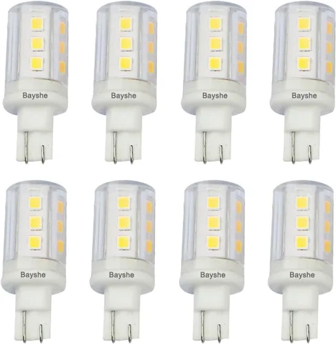 BAYSHE Bombillas LED con base de cuña T10 de 12 V, 3 W, Malibú, camino, jardín, 921, 922, 912, 194, 168, T10, caravana, remolque, autocaravana,