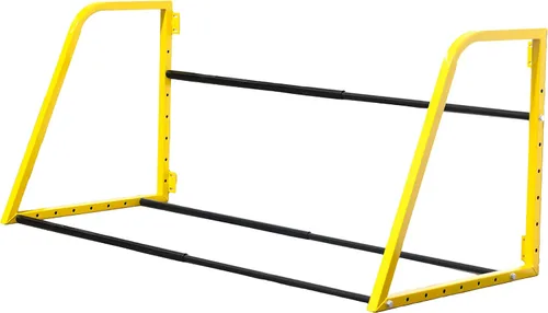 Miniatura 6 de MaxxHaul 70489, 300 libras Estante para neumáticos con montaje de pared, con capacidad plegable y ajustable Gris