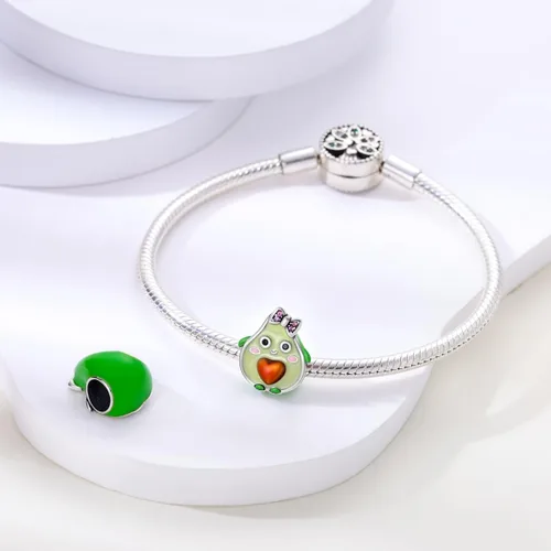 Miniatura 125 de Hapour Dijes de plata de ley 925 para pulseras, collar, joyería europea, colgante de cuentas para mujeres y madres