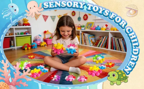 Miniatura 2 de Paquete de 24 llaveros de pulpo a granel para ansiedad a granel para adolescentes y niños, suministros de fiesta de cumpleaños, regalos de aula