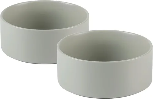 Miniatura 12 de Havniva Cuenco de cerámica antideslizante para comida y agua para perros de raza pequeña y mediana de 6.1 pulgadas, cuenco para mascotas para Verde