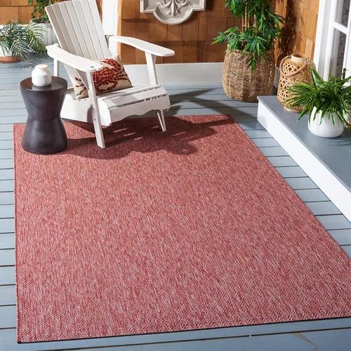 Miniatura 55 de SAFAVIEH Courtyard Collection CY8520 - Alfombra decorativa sólida para interiores y exteriores, impermeable, fácil limpieza, 2 x 3 pies 7 pulgadas